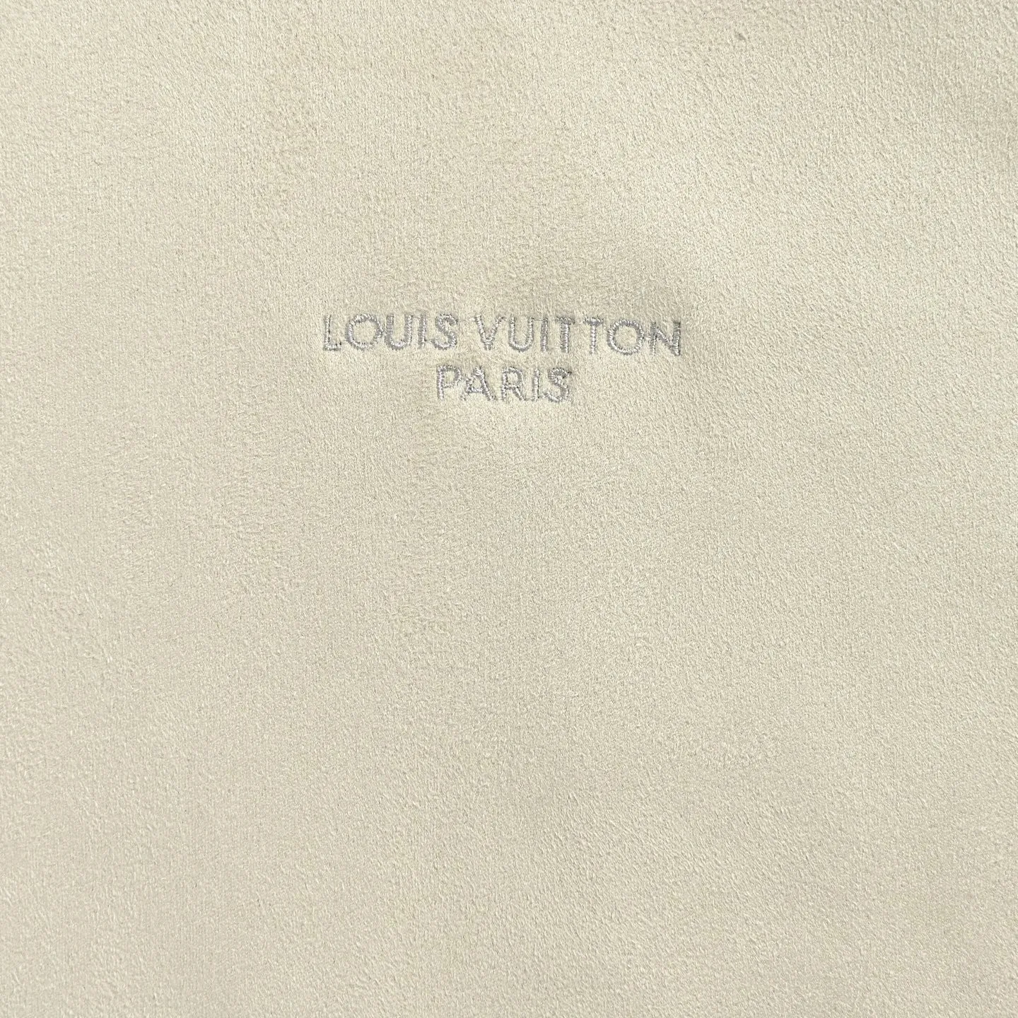 Louis Vuitton Suede Embroidered Logo Jacket Jacket